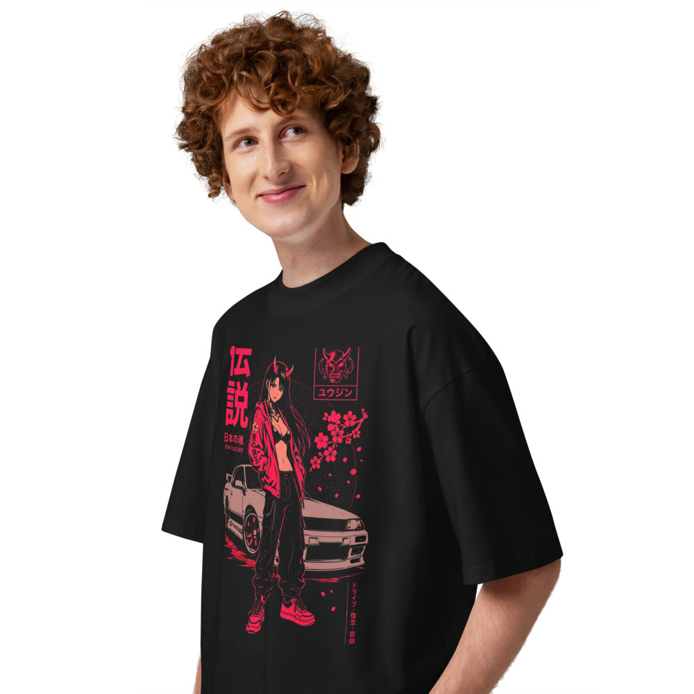 Yujin JDM Devil Horns Girl Skyline - Modelo masculino lateral