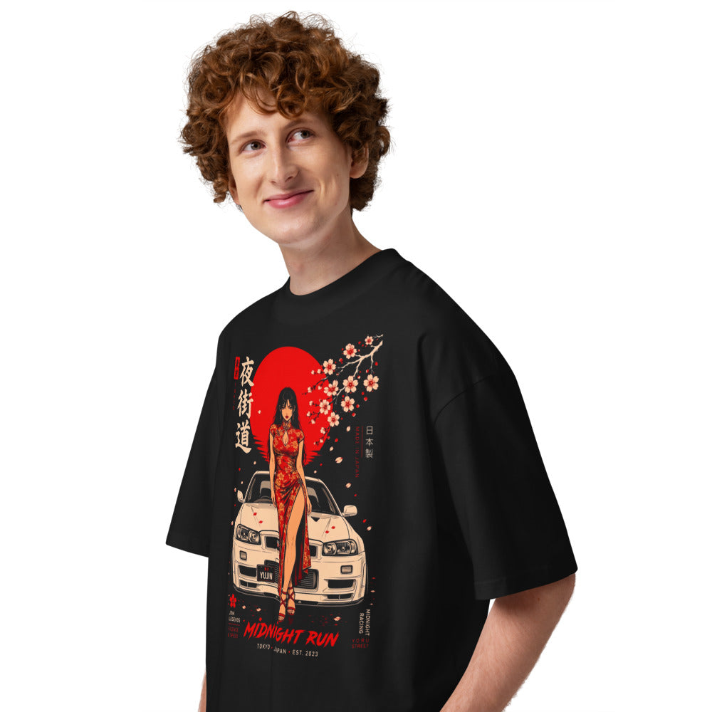 Yujin JDM Night Street Red Dress - Modelo masculino lateral
