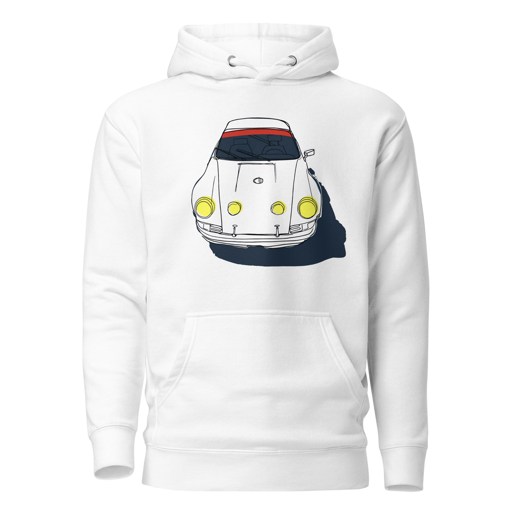 White Porsche 911