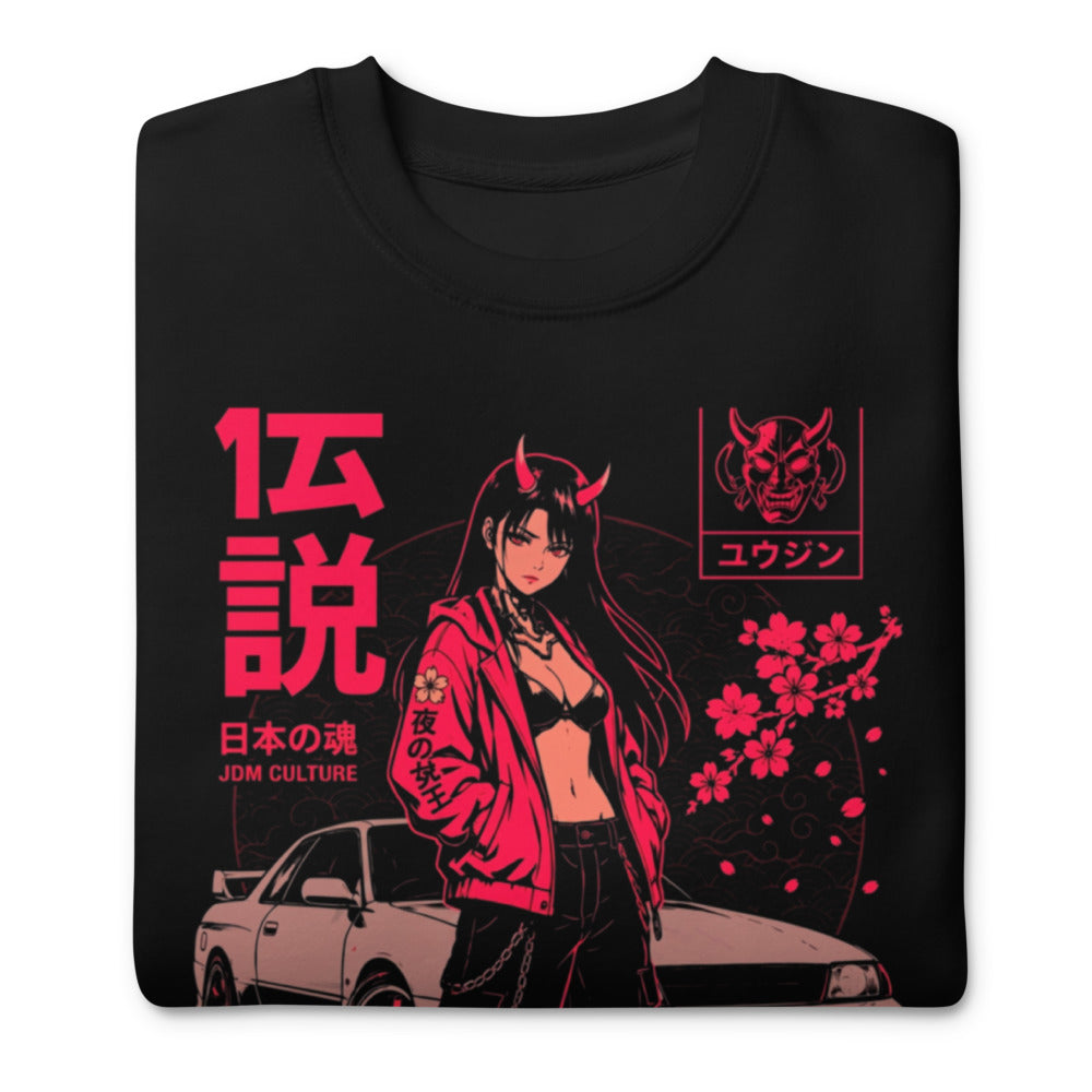 Yujin JDM Devil Horns Girl Skyline - Doblado