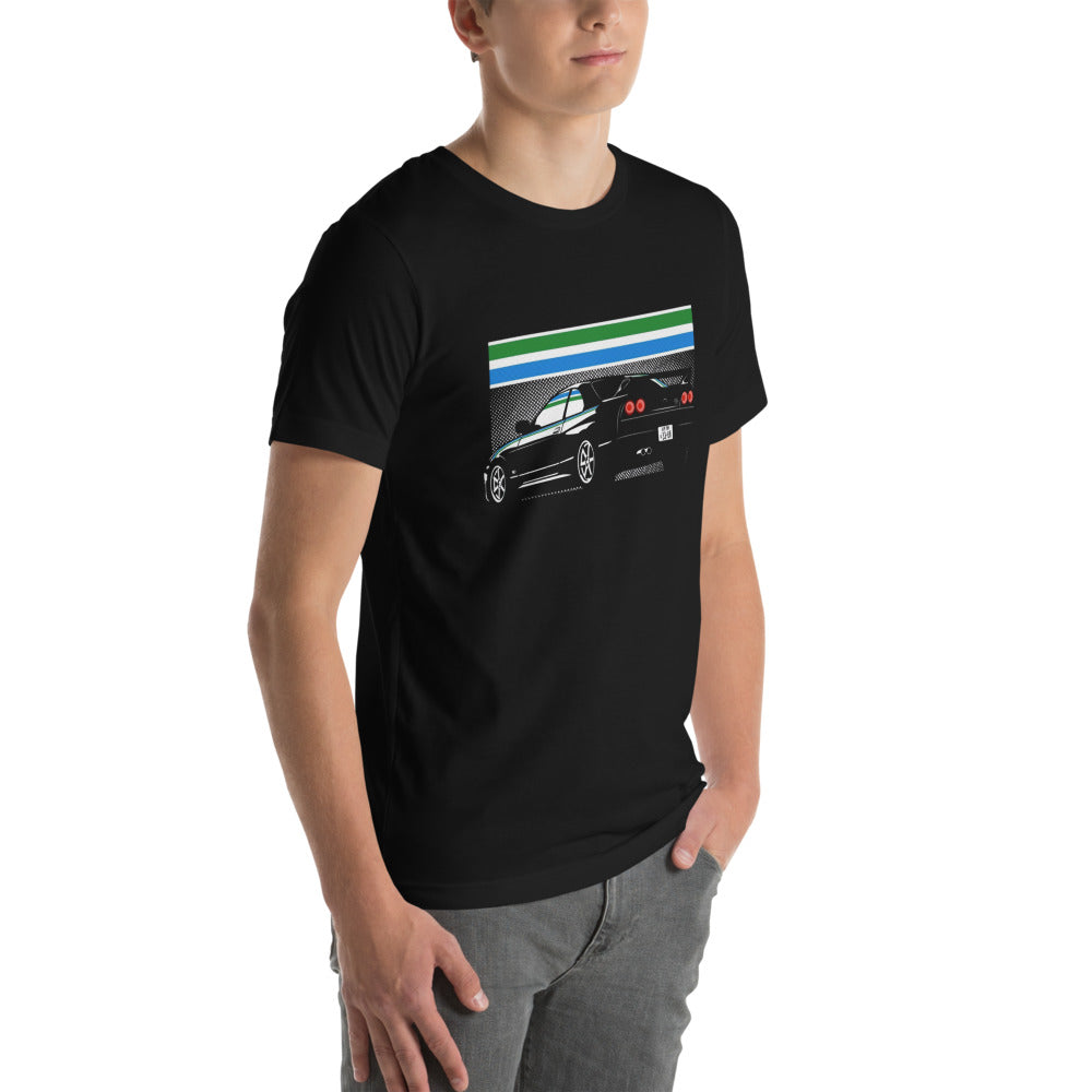 Modelo masculino lateral